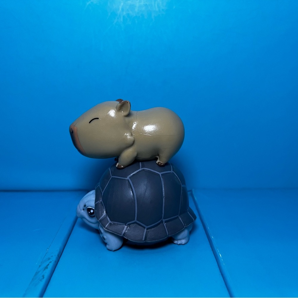 ⭐️ Animal Heavenly Body - Capybara Series 1 Blind Box - Capybara on Turtle